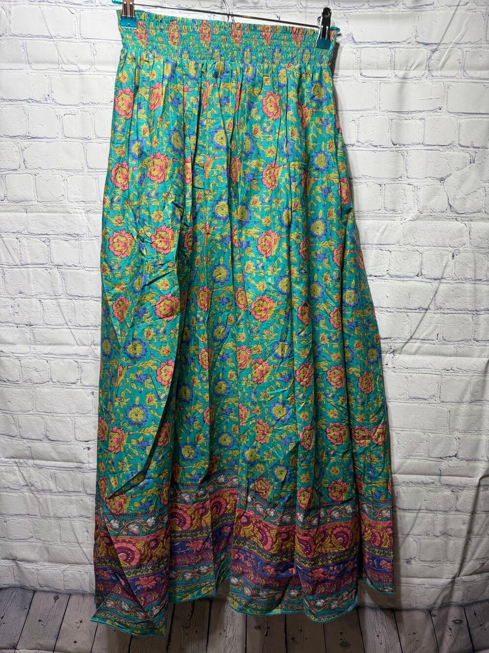 Natural Life Boho Maxi Skirt Floral Sz M NWOT Whimsigoth Cottagecore